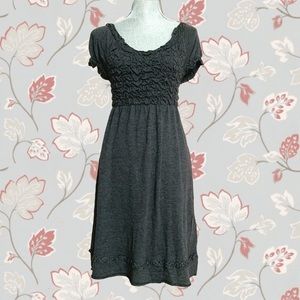 Charcoal  light sweater dress. NWT.
